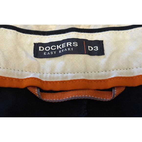 Men's DOCKERS Easy Khaki D3 Black Cotton Polyester Blend Pants Size 38 X 32 - Picture 5 of 16